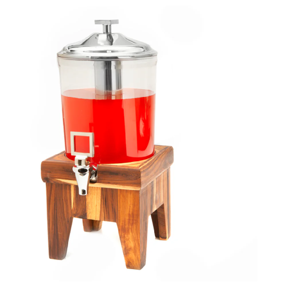 Steelite DW07JLWDT 15 Inch Juicer Wood Base 2.0 Gal Mixed Materials Brown Steelite DW07JLWDT 15 Inch Juicer Wood Base 2.0 Gal Mixed Materials Brown