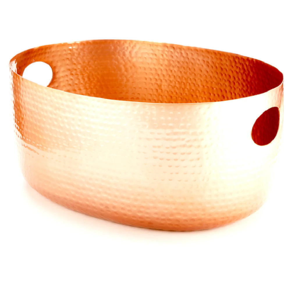 American Metalcraft ATHC14 16-1/4 Qt Beverage Tub Oval Hammered Aluminum Copper Finish American Metalcraft ATHC14 16-1/4 Qt Beverage Tub Oval Hammered Aluminum Copper Finish
