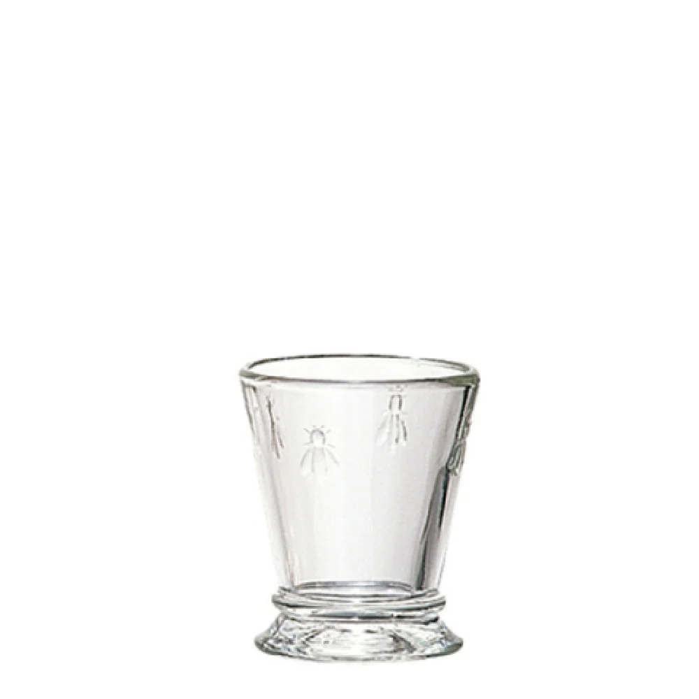 La Rochere North America 607901 2oz Bee Shot Glass Clear Lead-Free and Dishwasher Safe La Rochere North America 607901 2oz Bee Shot Glass Clear Lead-Free and Dishwasher Safe
