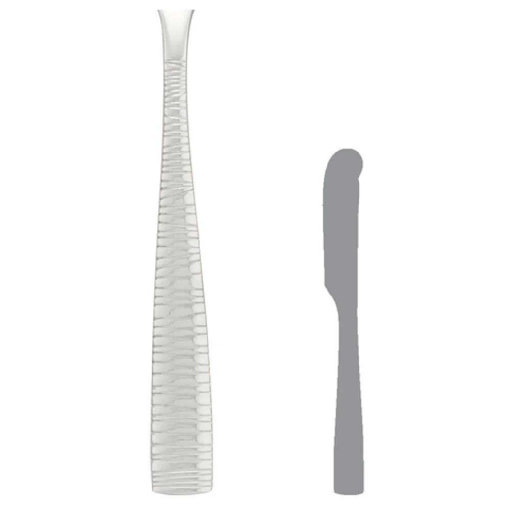 Steelite 5732SX045 7 Inch Butter Knife 13/0 Stainless Steel with Durable Design