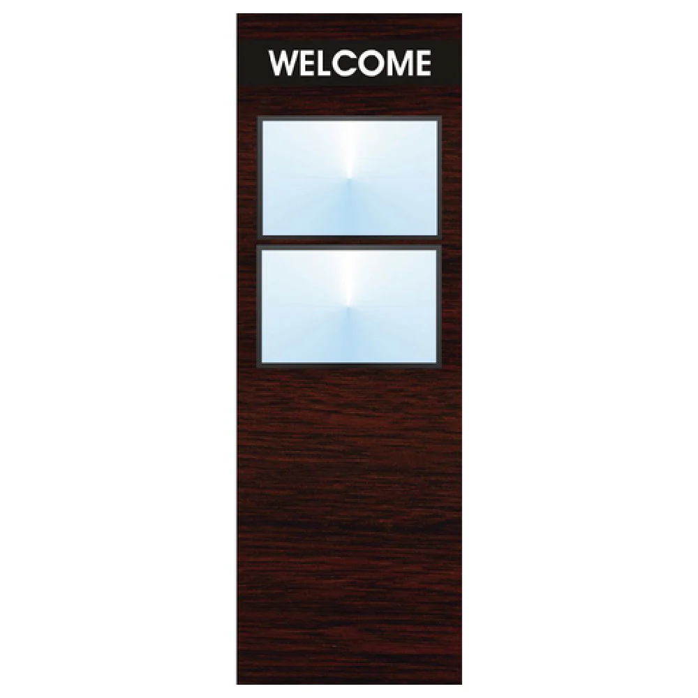 Hubert 36442 Menu Board 2-pocket Floor Stand