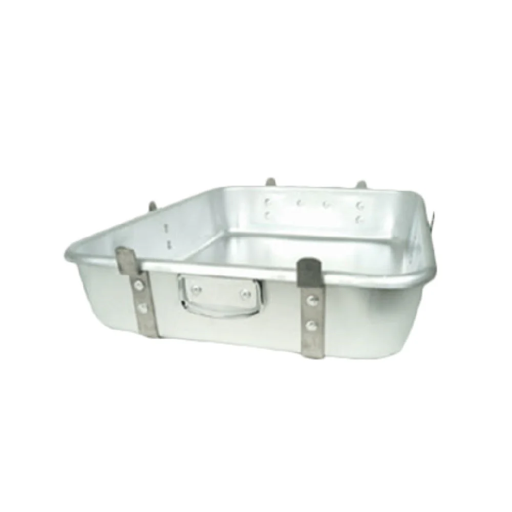 Thunder Group ALRP9604 24 Inch Double Roasting Pan With Strap And Lugs Aluminum