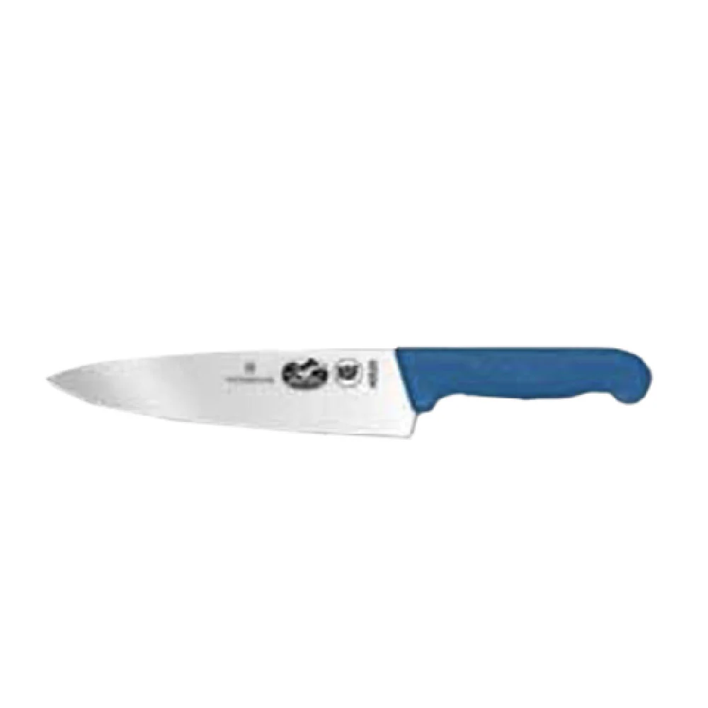 Victorinox 5.2062.20 8 Inch Blade 2 Inch Width Handle Chef Knife Blue Fibrox Pro