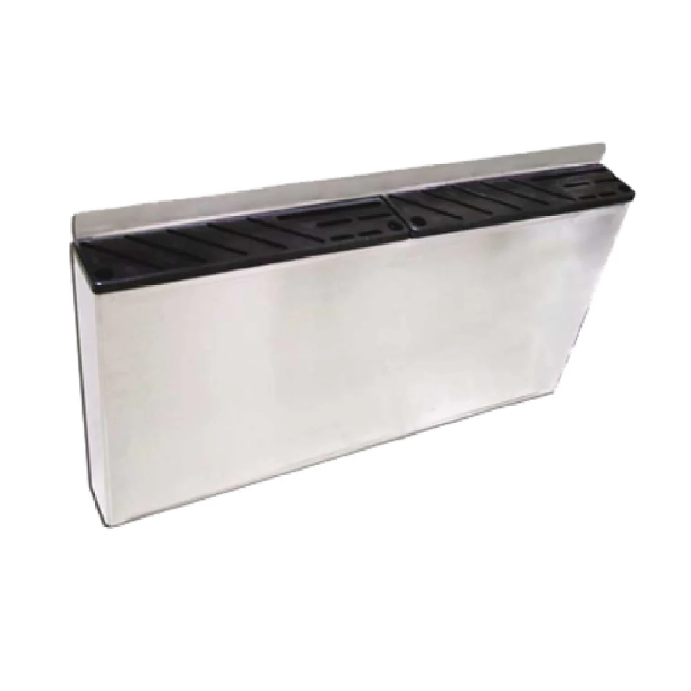 Omcan 12906 24 Inch Knife Rack for 20 Knives and 4 Steels Stainless Steel Omcan 12906 24 Inch Knife Rack for 20 Knives and 4 Steels Stainless Steel