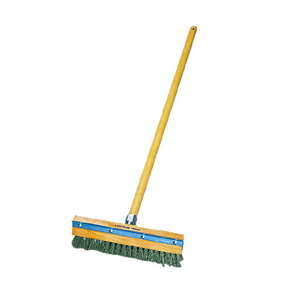 American Metalcraft 1597 10 Inch Oven Brush with 40 Inch Wood Handle and Brass Bristles
