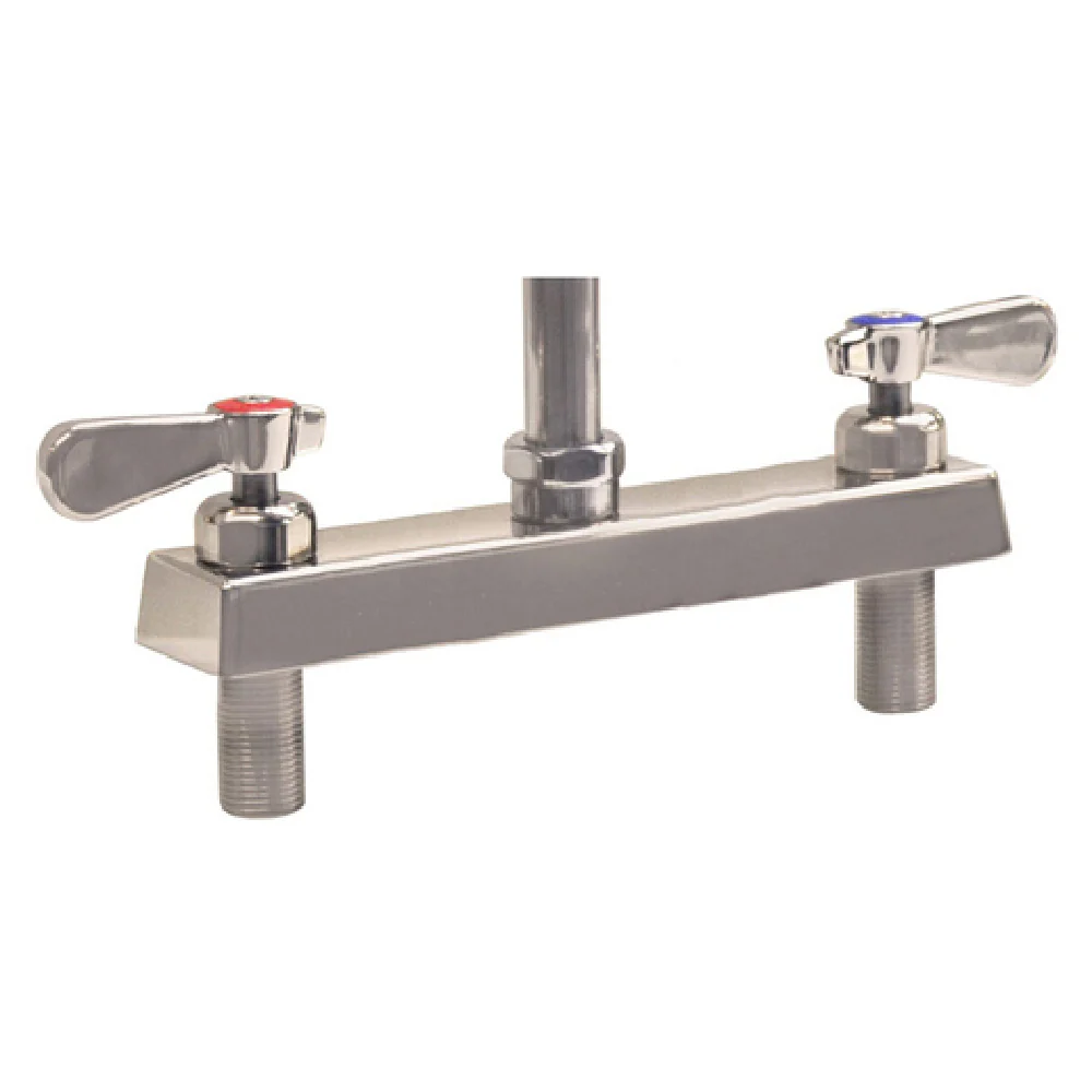 BK Resources EVO-8DM-XX Faucet Body 8 Inch Centers with Quarter Turn Ceramic Cartridges Stainless Steel BK Resources EVO-8DM-XX Faucet Body 8 Inch Centers with Quarter Turn Ceramic Cartridges Stainless Steel