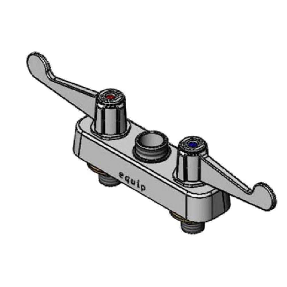 T&S Brass 5F-4CWX00 4 Inch Deck Mount Faucet Ceramic Cartridge and Swivel Outlet T&S Brass 5F-4CWX00 4 Inch Deck Mount Faucet Ceramic Cartridge and Swivel Outlet