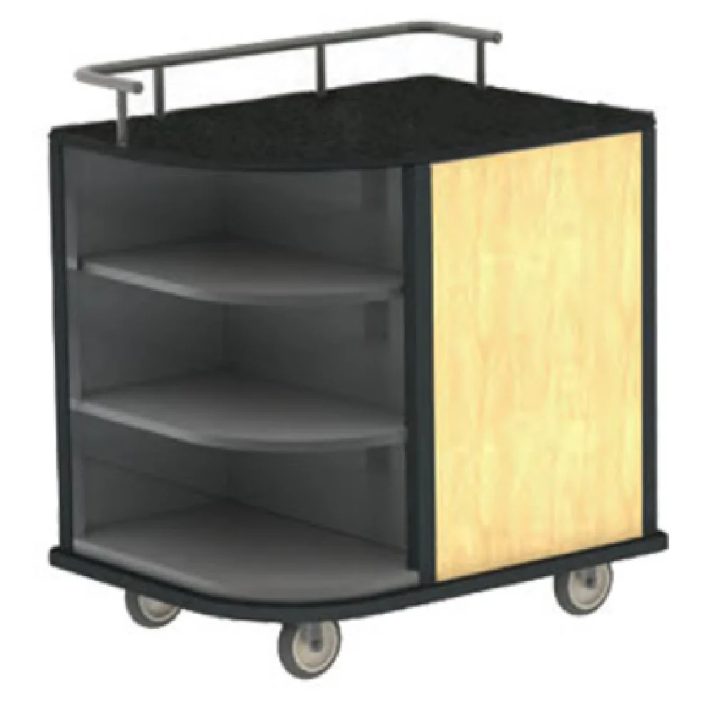 Lakeside 8713 35 Inch Self-Serve Hydration Cart with Open Shelves Stainless Steel Lakeside 8713 35 Inch Self-Serve Hydration Cart with Open Shelves Stainless Steel