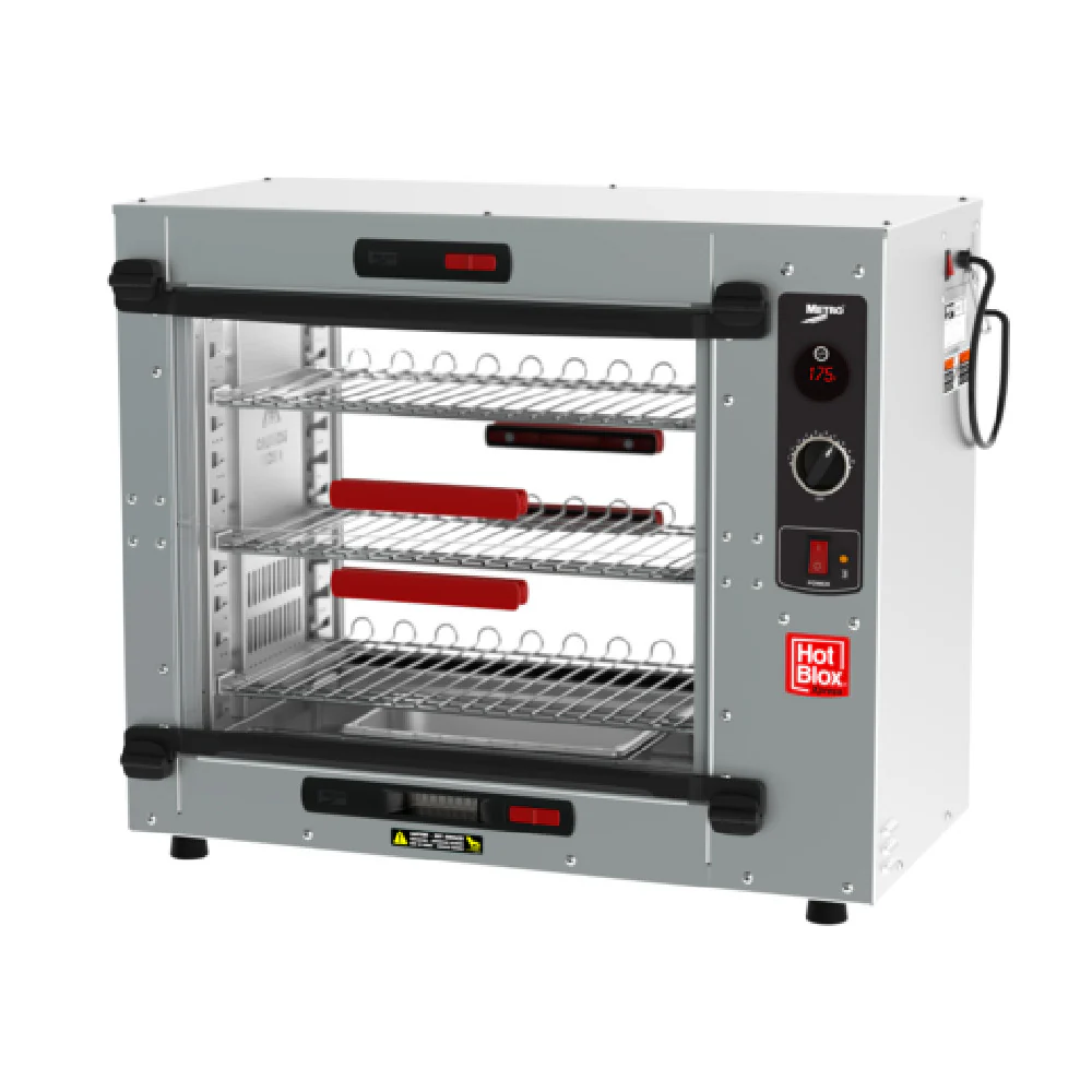 Metro HBCS6-BP 32 Inch Insulated Heated Cabinet with 3 Shelves and LED Lighting Metro HBCS6-BP 32 Inch Insulated Heated Cabinet with 3 Shelves and LED Lighting