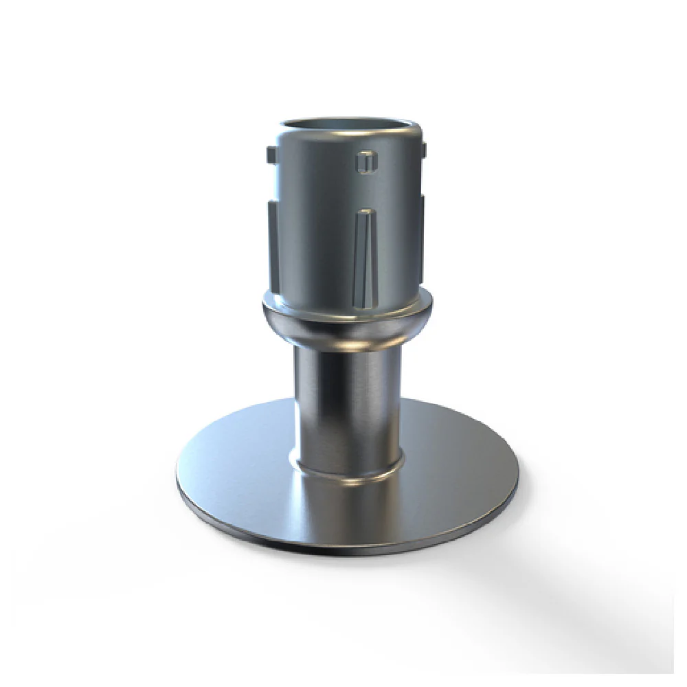 NBR Equipment FT-RSF Flange Foot For 1-5/8 Inch Tubing Stainless Steel With Plate