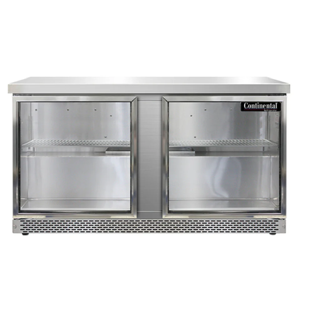 Continental Refrigerator SW60NGD-FB 60 Inch Commercial Refrigerator 17.0 Cu Ft Display with Glass Doors Continental Refrigerator SW60NGD-FB 60 Inch Commercial Refrigerator 17.0 Cu Ft Display with Glass Doors