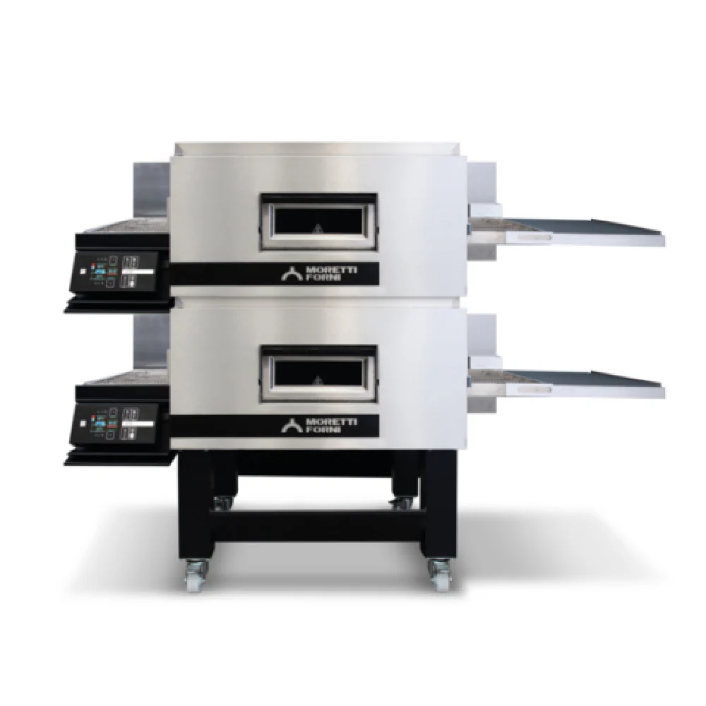 Moretti Forni TT98E2 80-3/4 Inch Electric Conveyor Oven 125 13 Inch Pizzas Hour