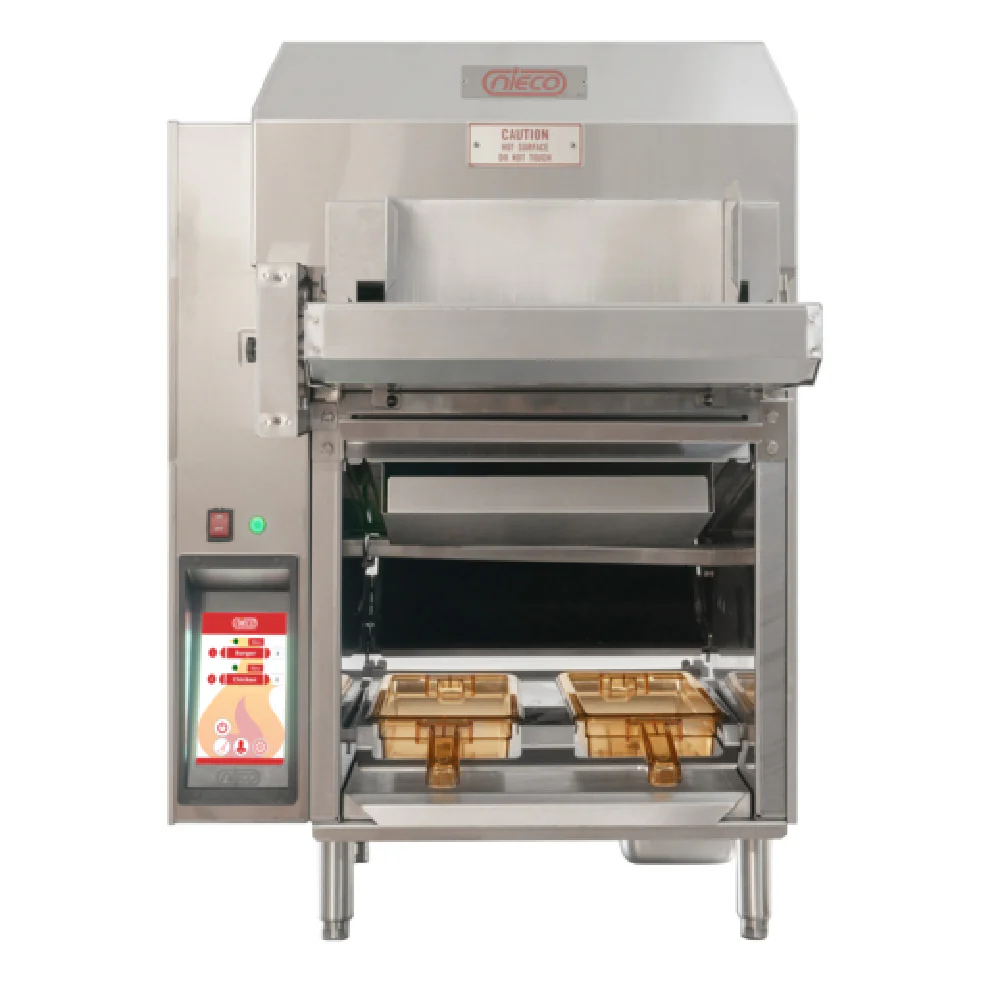 Nieco LLC MV62-2-G 27 Inch Gas Conveyor Broiler Countertop with Touchscreen 50000 BTU Nieco LLC MV62-2-G 27 Inch Gas Conveyor Broiler Countertop with Touchscreen 50000 BTU