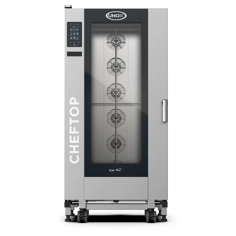 UNOX XAVL-2021-GPRS (GAS 110V)_NAT 35 Inch Floor Model Gas Combi Oven with Programmable Controls 307093 BTU