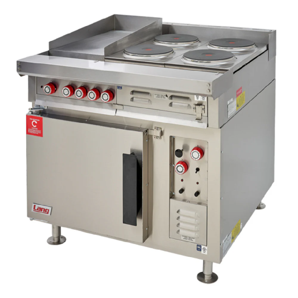 Lang R36C-ATA 36 Inch Electric Range with 24 Inch Griddle and 2 French Plates Lang R36C-ATA 36 Inch Electric Range with 24 Inch Griddle and 2 French Plates