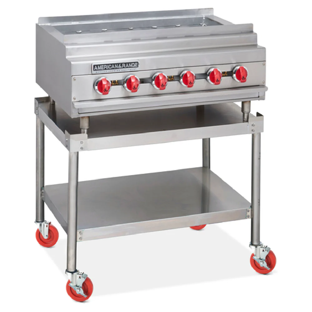 American Range ARKB-36_NAT 36 Inch Kebob Broiler Gas Stainless Steel 6 Burner 180000 BTU American Range ARKB-36_NAT 36 Inch Kebob Broiler Gas Stainless Steel 6 Burner 180000 BTU
