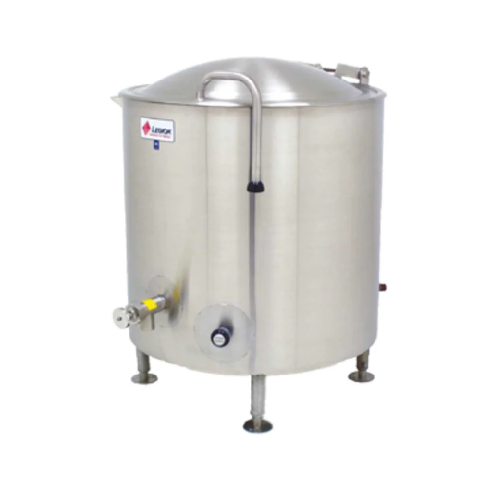 Legion LTI-125MV 125 Gallon Direct Steam Kettle With Mixer Stainless Steel