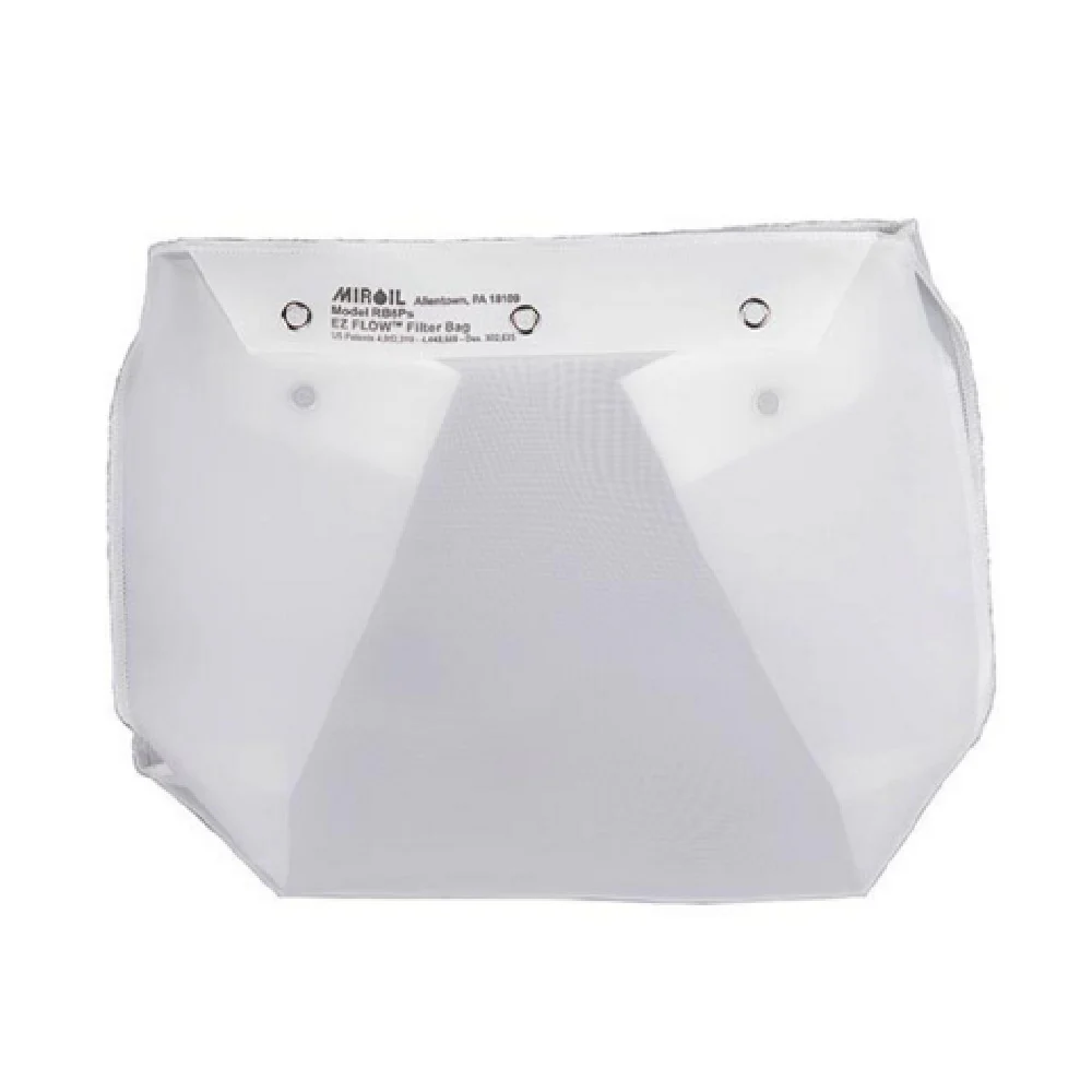 MirOil USA RB6PS Reusable Filter Bag EZ Flow Safety Filter For Warm Oil Also Works With Hot Oil