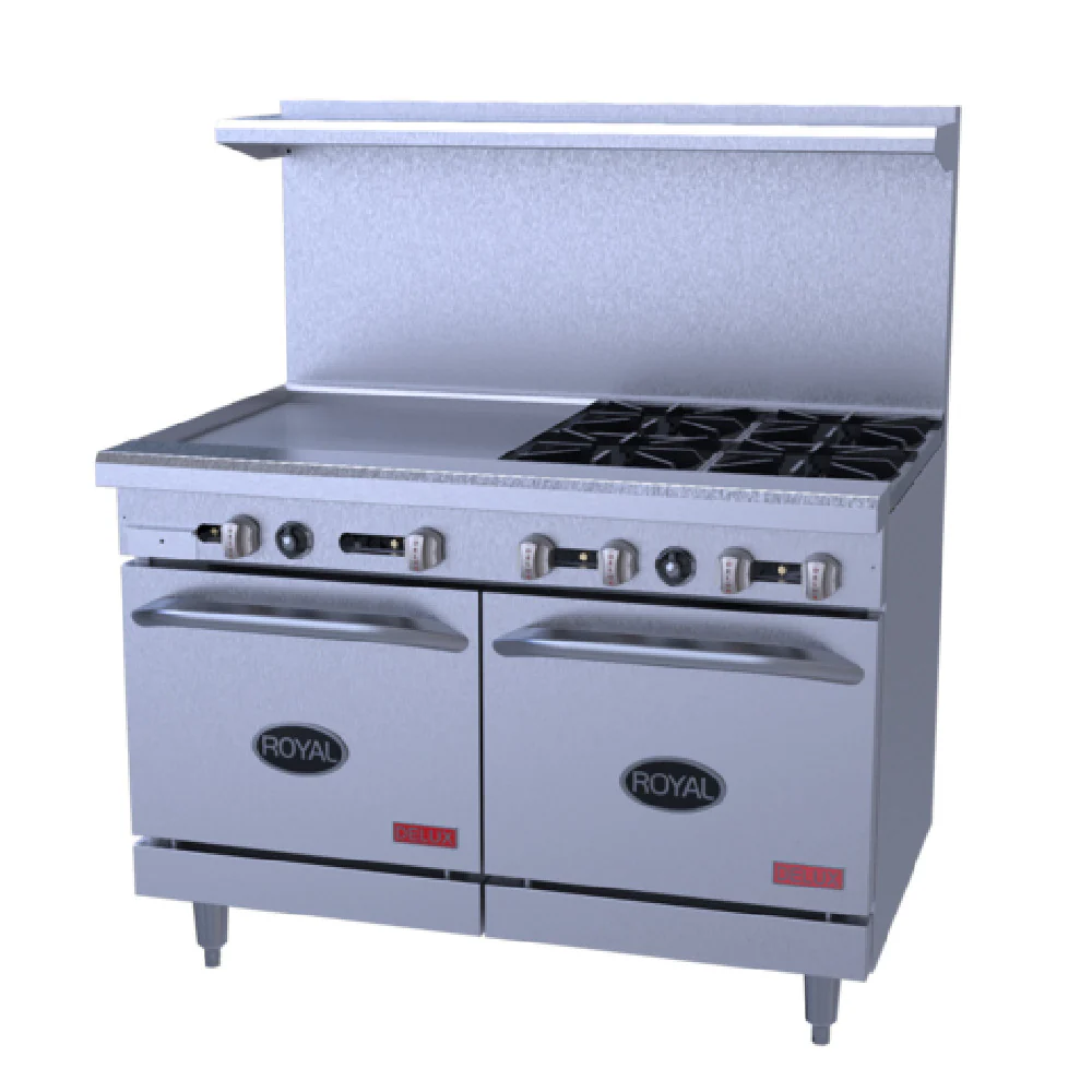 Royal Range Of California RDR-4G24-126C_NAT Delux Series Restaurant Range Gas