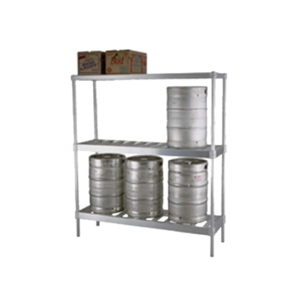 Eagle KP12-A 12 Inch Panco Beer Keg Rack Post Aluminum NSF with End Cap Eagle KP12-A 12 Inch Panco Beer Keg Rack Post Aluminum NSF with End Cap
