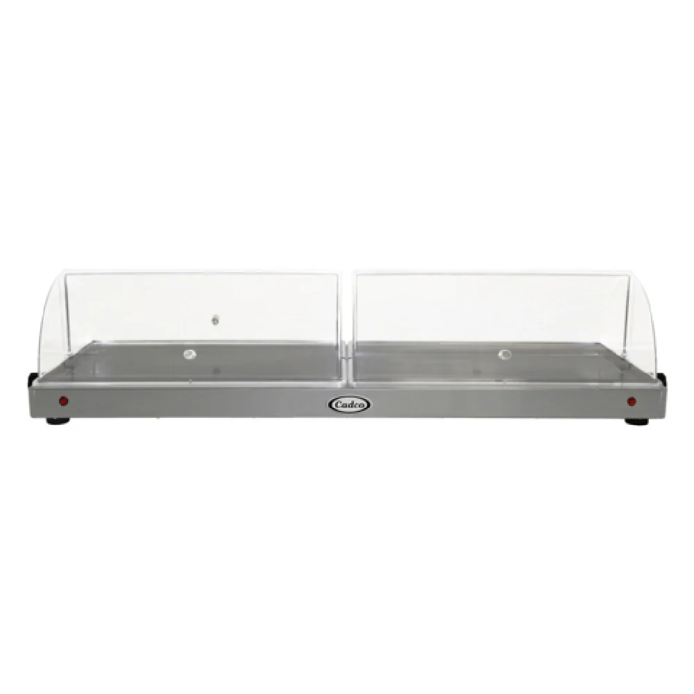 Cadco WTRT-40-HD 45 Inch Heavy Duty Heated Shelf with Rolltop Lid Stainless Steel Cadco WTRT-40-HD 45 Inch Heavy Duty Heated Shelf with Rolltop Lid Stainless Steel
