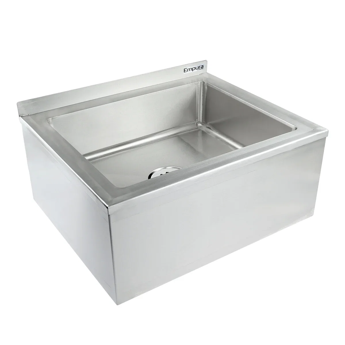 Empura Stainless EMS201606 24 Inch Mop Sink with 18 Gauge Stainless Steel