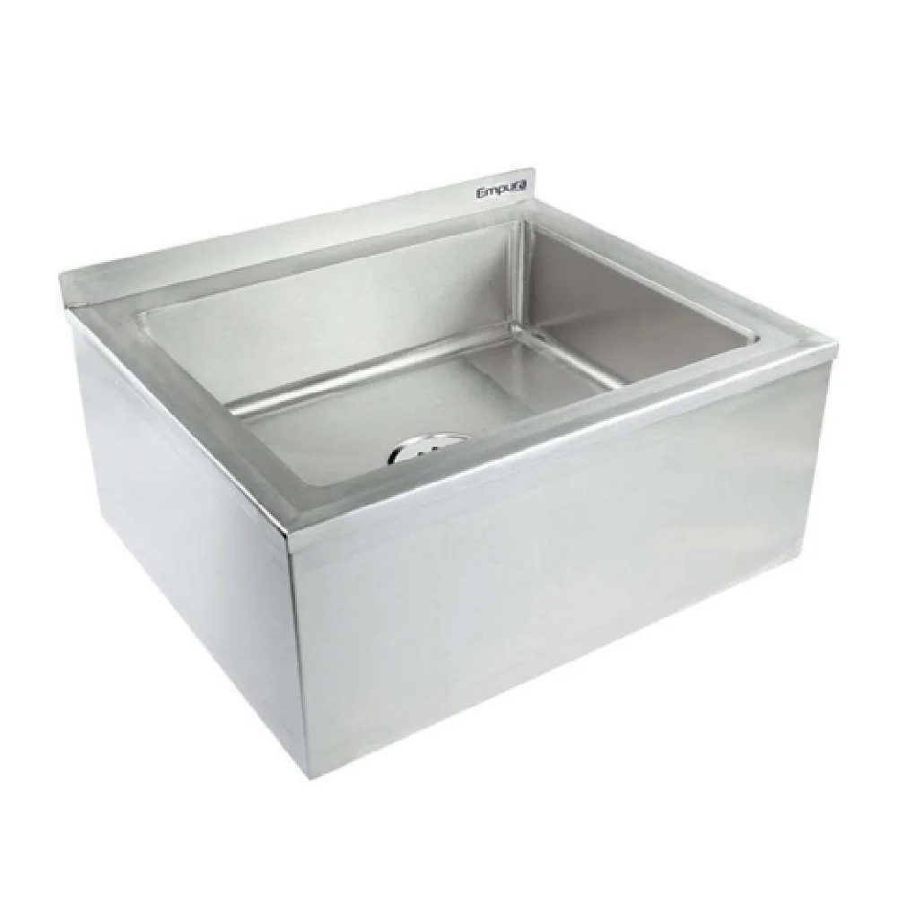 Empura Stainless EMS201606 24 Inch Mop Sink with 18 Gauge Stainless Steel Empura Stainless EMS201606 24 Inch Mop Sink with 18 Gauge Stainless Steel