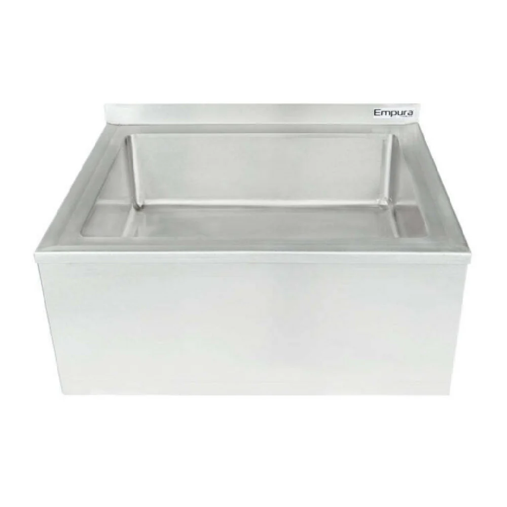 Empura Stainless EMS201606 24 Inch Mop Sink with 18 Gauge Stainless Steel Empura Stainless EMS201606 24 Inch Mop Sink with 18 Gauge Stainless Steel