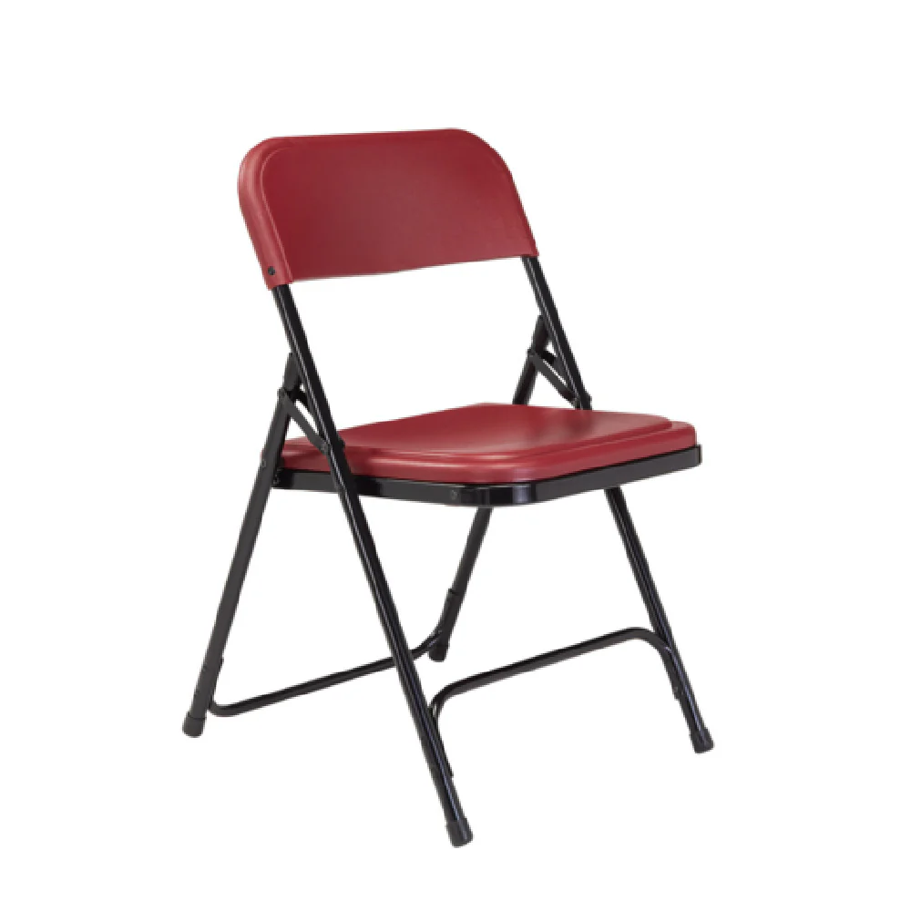 National Public Seating 818 18.75 Inch Premium Lightweight Folding Chair with UV Protection