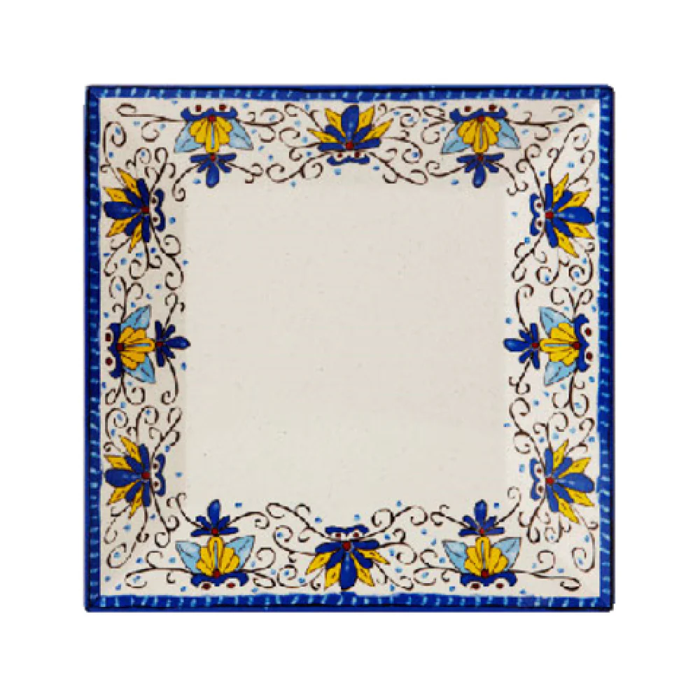 GET Enterprises ML-91-SL 14 Inch Square Melamine Plate Break-resistant Dishwasher Safe