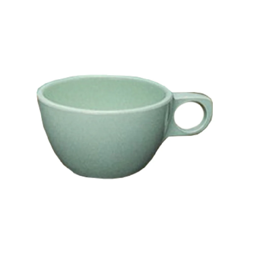 Yanco NS-9015G 7 Oz Round Dishwasher Safe Cup Green Melamine - 4 Dozen