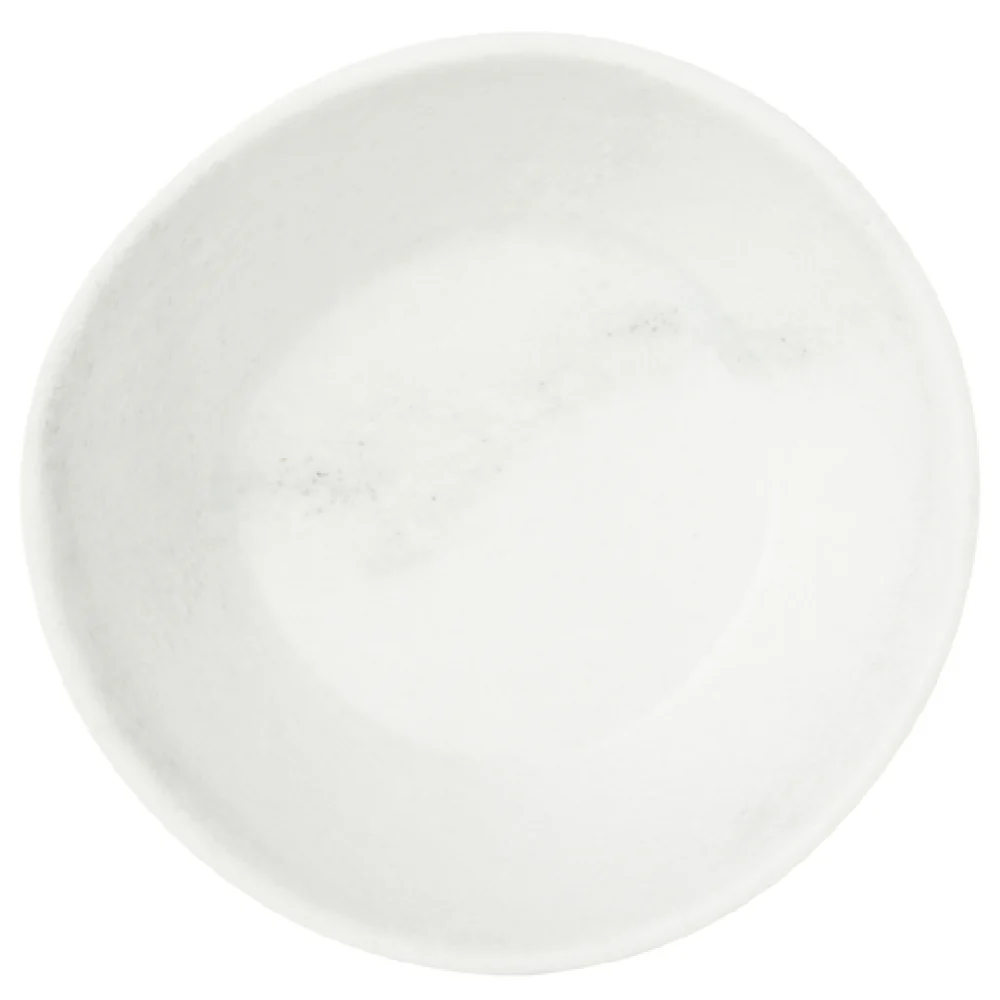 Carlisle 5311037 8 Oz. Bullion Bowl Melamine White Marble Matte Finish Carlisle 5311037 8 Oz. Bullion Bowl Melamine White Marble Matte Finish
