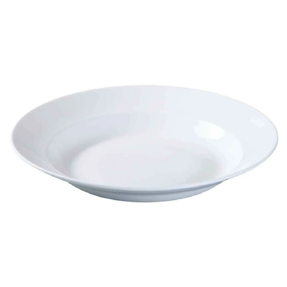 Yanco LD-309 9 Inch Soup Bowl 10 Oz Round Rimmed Bone China Pack of 24