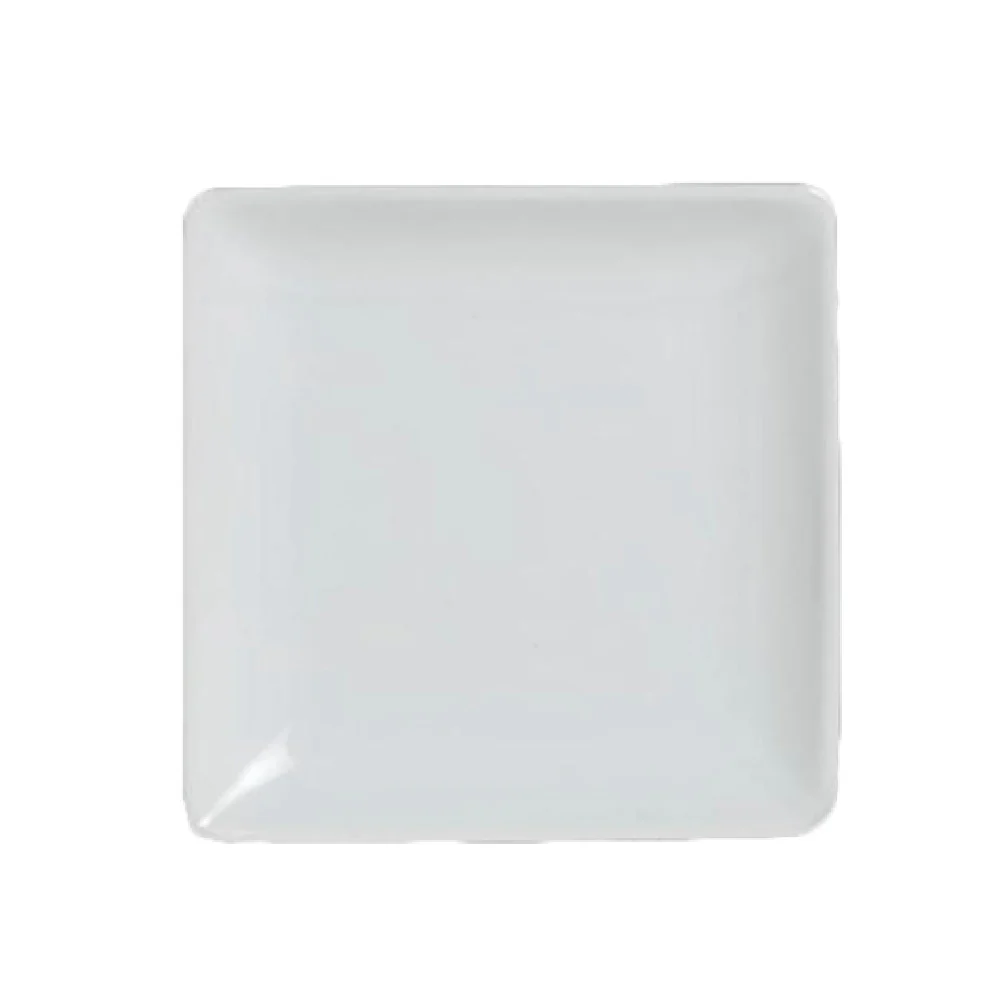 Steelite 6900E570 3-1/2 Inch Square Plate Porcelain Varick Pub Pack of 3 Dozen
