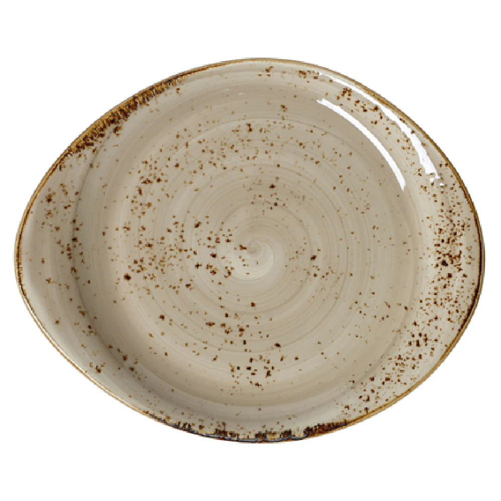 Steelite 11290521 10 Inch Plate Porcini Oval Alumina Vitrified China Steelite 11290521 10 Inch Plate Porcini Oval Alumina Vitrified China