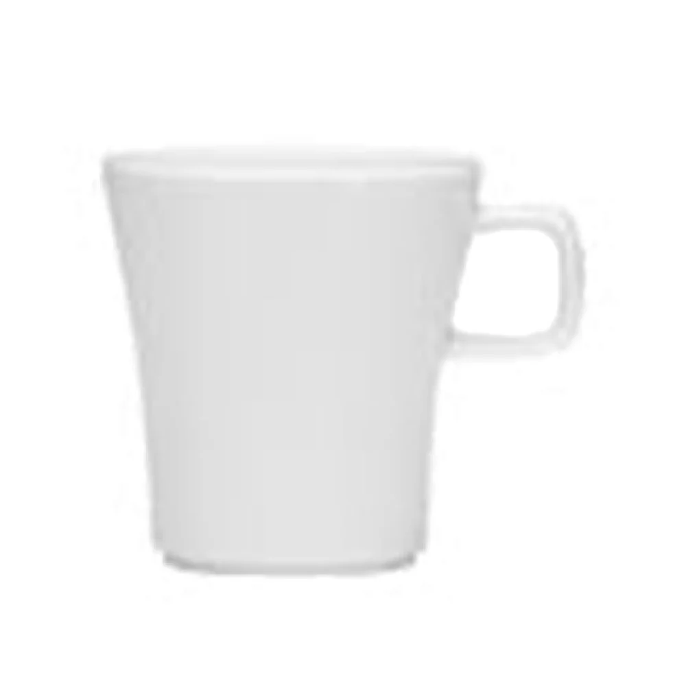 BauscherHepp 445257 2-1/4 Oz Cup Tall Porcelain White Solutions by Bauscher