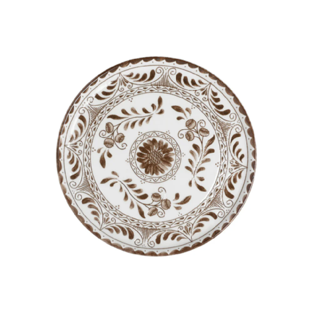 Steelite A105P802 9 Inch Round Plate Talavera Motiva Brown Alumina Vitrified Steelite A105P802 9 Inch Round Plate Talavera Motiva Brown Alumina Vitrified