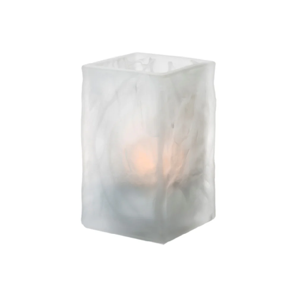 Hollowick 5188SC 2-3/4 Inch Glacier Votive Lamp Glass Square with Fuel Cells Hollowick 5188SC 2-3/4 Inch Glacier Votive Lamp Glass Square with Fuel Cells