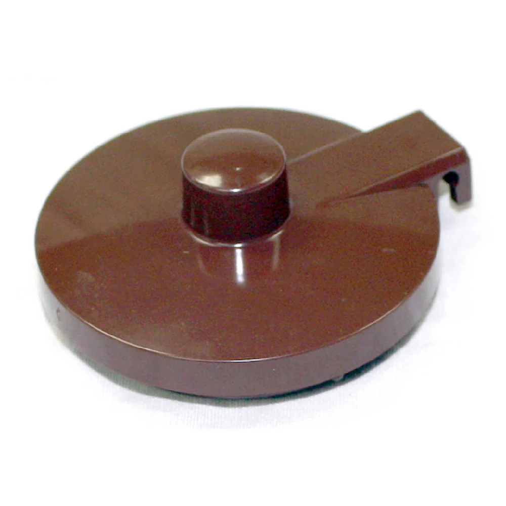 Service Ideas TPLBR 2.25 Inch Plastic Teapot Replacement Lid for TS612 Brown
