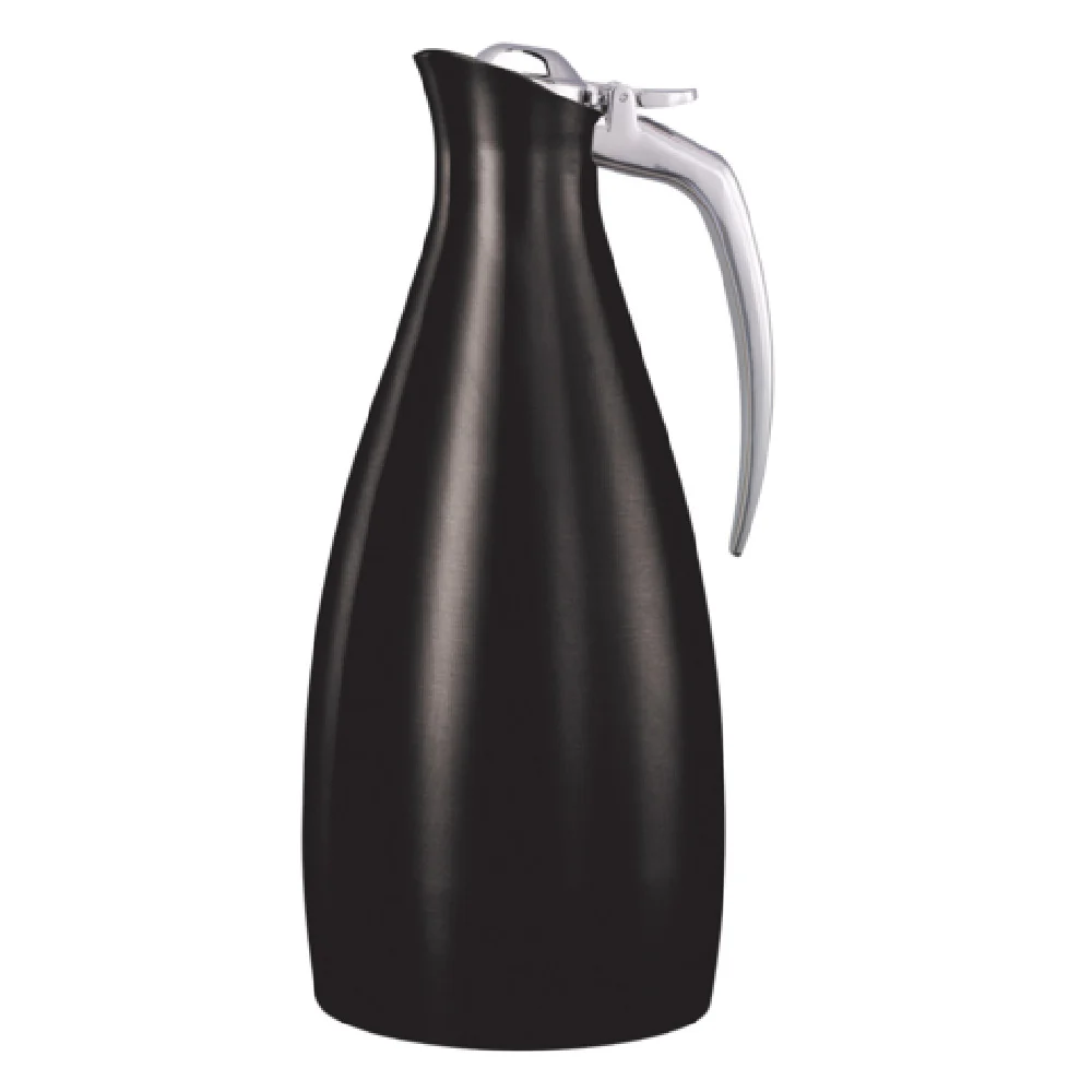 Service Ideas ALTU10BSBX 4.5 Inch 33.8 Ounce Beverage Server Vacuum Insulated Stainless Steel Black Onyx Service Ideas ALTU10BSBX 4.5 Inch 33.8 Ounce Beverage Server Vacuum Insulated Stainless Steel Black Onyx