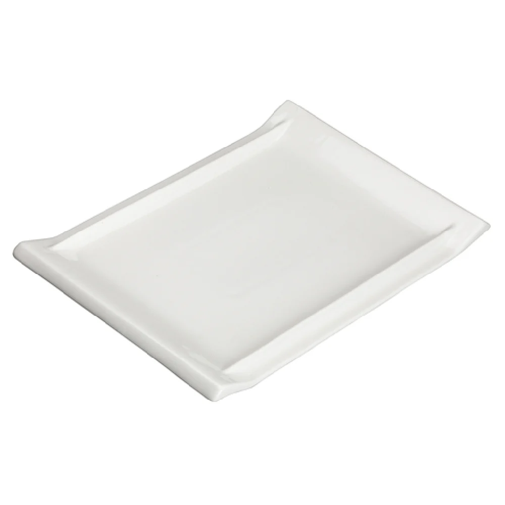 Winco WDP017-111 10 Inch Porcelain Platter Narrow Rim Dishwasher Safe