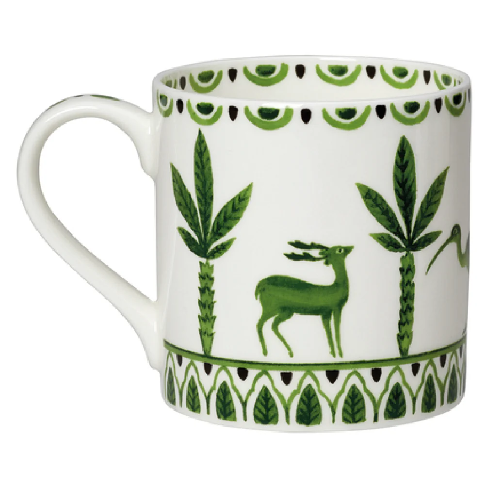 Steelite 82112AND0281V2 12.25 oz Mug Bone China with Sultans Garden Design