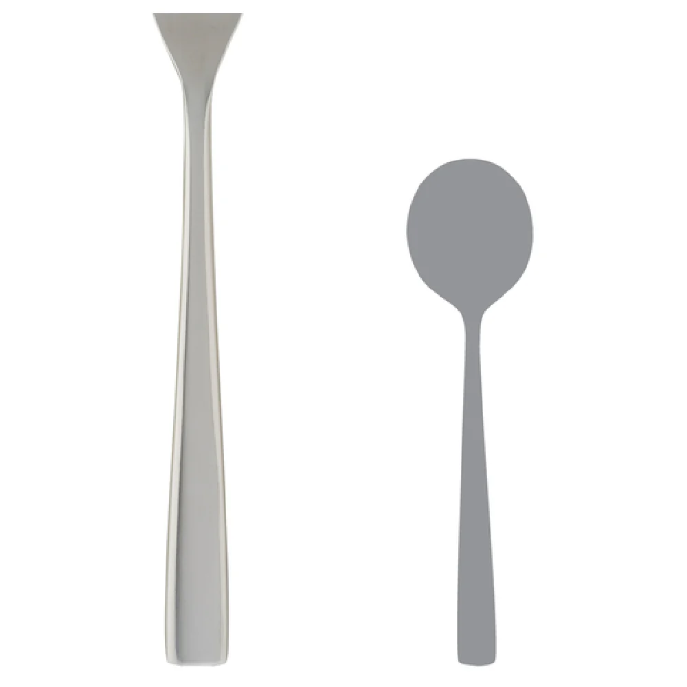 Steelite 5708SX002 7-5/8 Inch Bouillon Soup Spoon 18/0 Stainless Steel