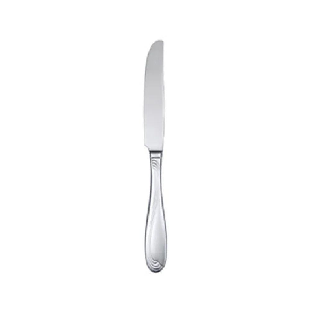 1880 Hospitality 2201KDTF 9-1/2 Inch Heavyweight Asymmetrical Dinner Knife 18/8 Stainless Steel