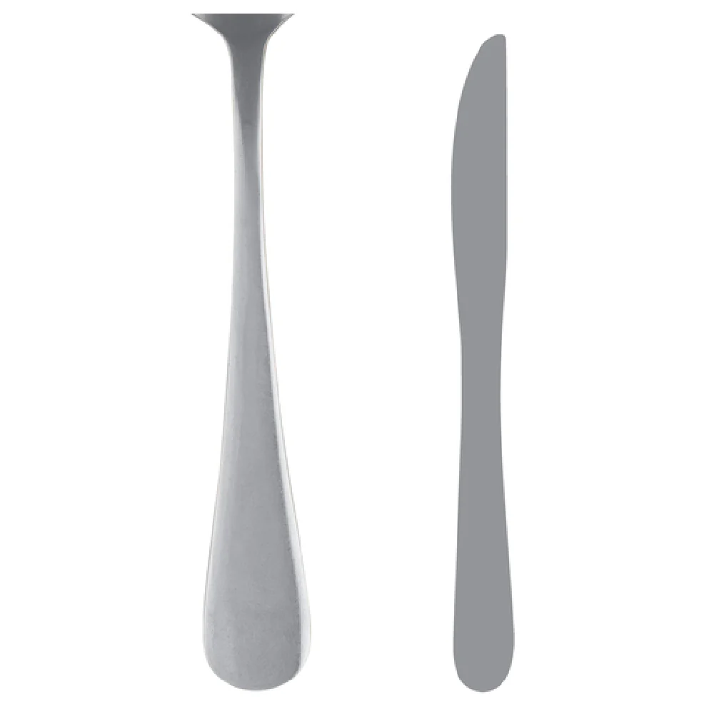 Steelite 5734SX042 9-1/2 Inch Blade 13/0 Stainless Steel Dinner Knife Steelite 5734SX042 9-1/2 Inch Blade 13/0 Stainless Steel Dinner Knife
