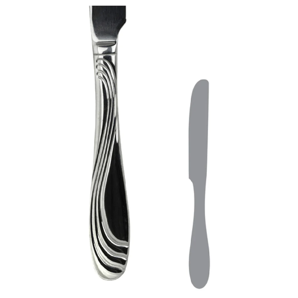 Steelite 5722SX045 7-1/4 Inch Butter Knife 13/0 Stainless Steel Steelite 5722SX045 7-1/4 Inch Butter Knife 13/0 Stainless Steel