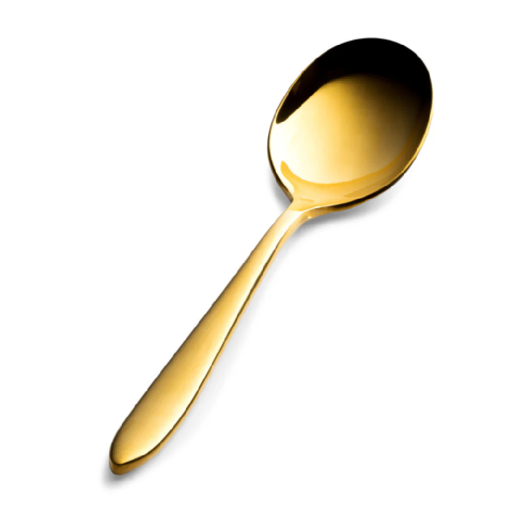 Bon Chef S4401G 6.36 Inch Gold Mirror Finish Bouillon Spoon 18/10 Stainless Steel Bon Chef S4401G 6.36 Inch Gold Mirror Finish Bouillon Spoon 18/10 Stainless Steel