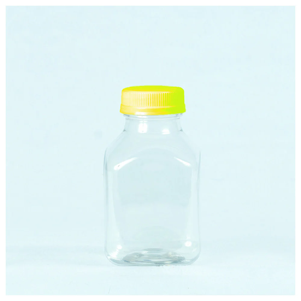 Buccaneer Container Corp 31860080702 8 Oz Juice Bottles Short Clear PET with Yellow Lids 186 Packs Buccaneer Container Corp 31860080702 8 Oz Juice Bottles Short Clear PET with Yellow Lids 186 Packs