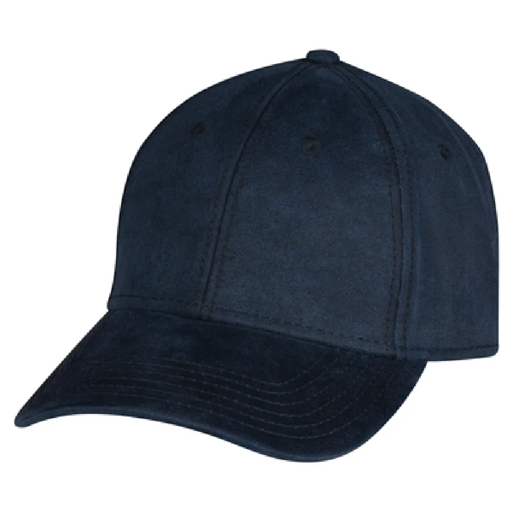 Chef Works 191132NAVSM Chef Hat 6 Panel Low Profile Navy with Adjustable Closure