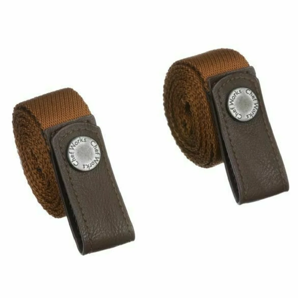 Chef Works XNS01DES0 1 Inch Waist Tie Snap On Dessert Sand Polyester Chef Works XNS01DES0 1 Inch Waist Tie Snap On Dessert Sand Polyester